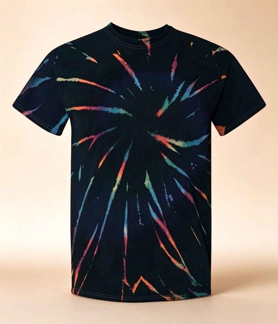Dyenomite 200MS Hand-Dyed Spiral Tee